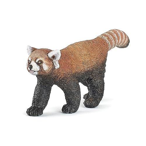 Papo Red Panda Figure – Multicolor Plastic Animal Toy for Imaginative Play