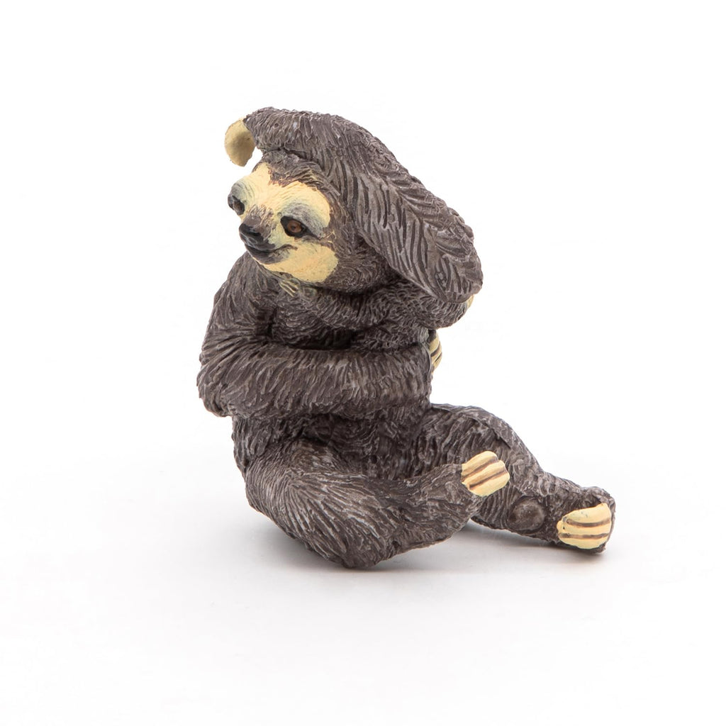 Papo Sloth Figure – Hand-Painted Plastic Animal Toy for Imaginative Play