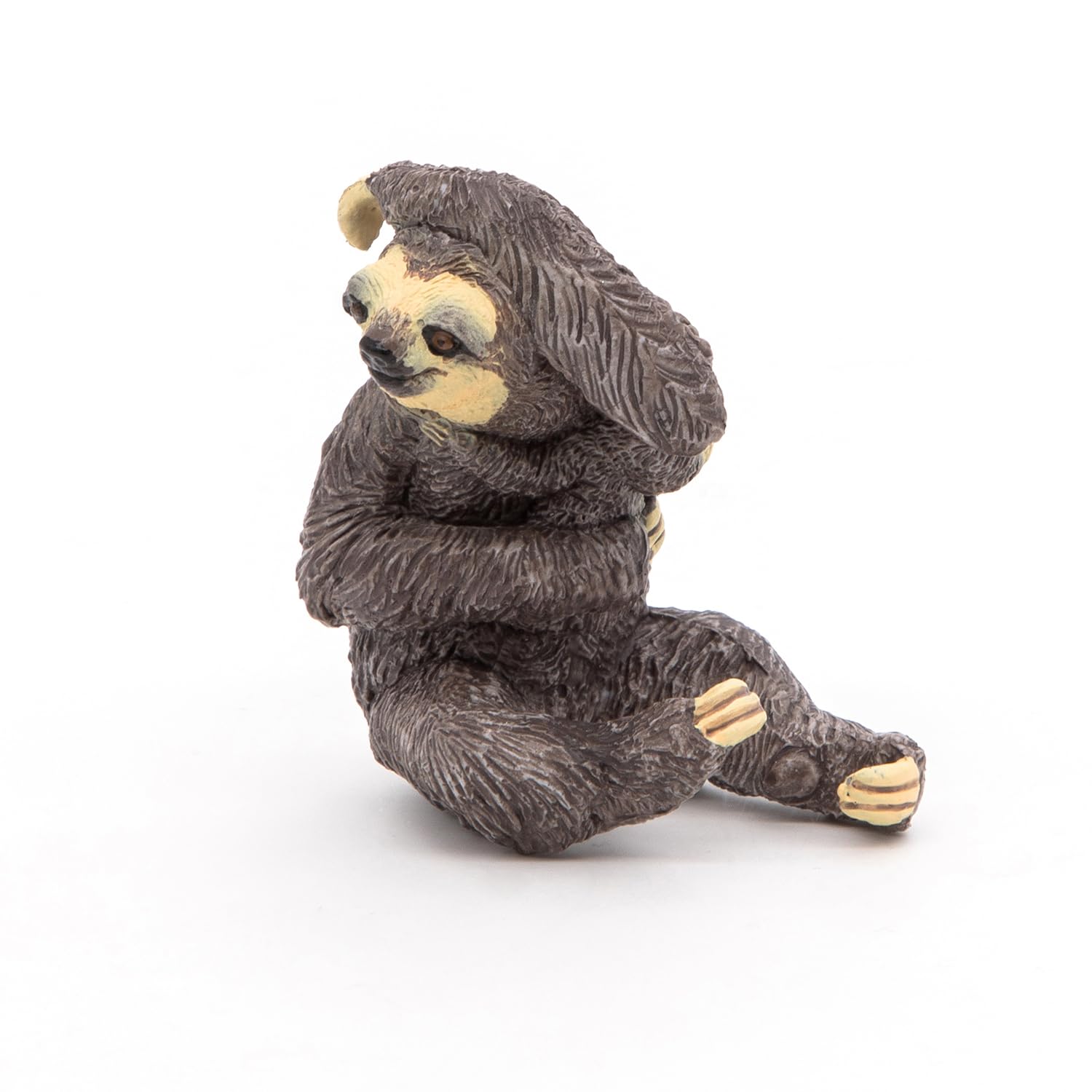 Papo Sloth Figure – Hand-Painted Plastic Animal Toy for Imaginative Play