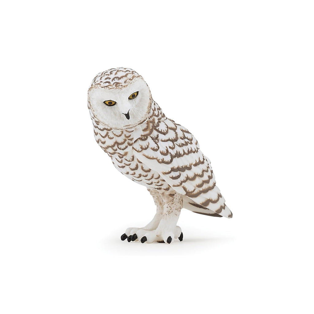 Papo Snowy Owl Figure - Realistic Plastic Collectible Toy for Ages 3 and Up