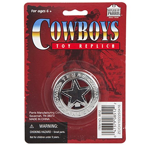 PARRIS CLASSIC QUALITY TOYS Texas Ranger Badge & Cap Gun Set with Holster