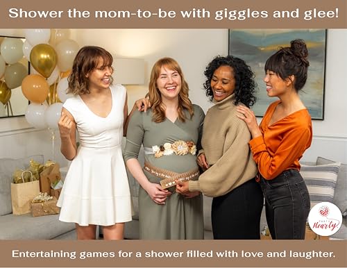 Party Hearty Baby Shower Tummy Measure Game – 2 Rolls, 2in x 150ft, Fun Gender Neutral Icebreaker