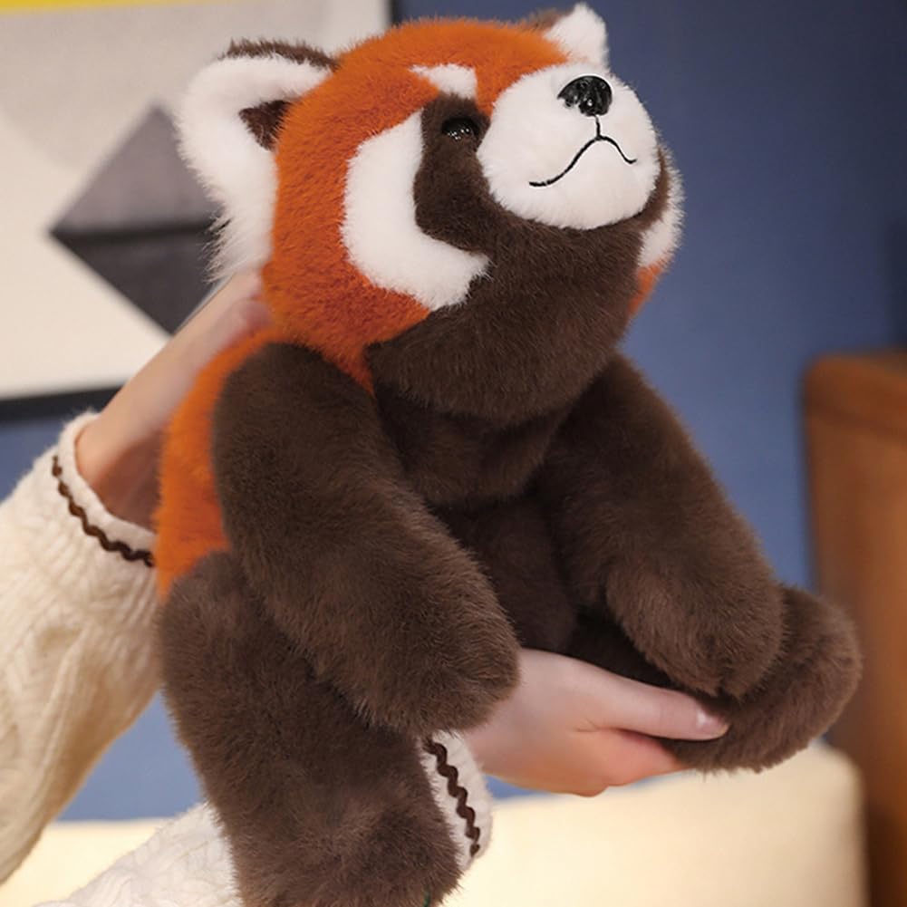 PASHMAIRE Weighted Red Panda Stuffed Animal, 11 Inch Super Soft Plush Toy Pillow for Kids, Cute Sleeping Cushion Gift