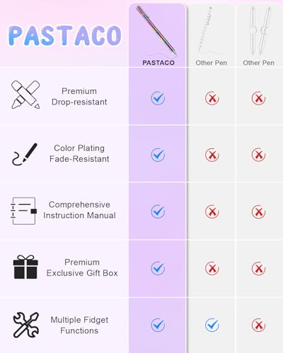 PASTACO Magnetic Fidget Pen – Shape-Changing Toy and Writing Tool for Teens and Adults