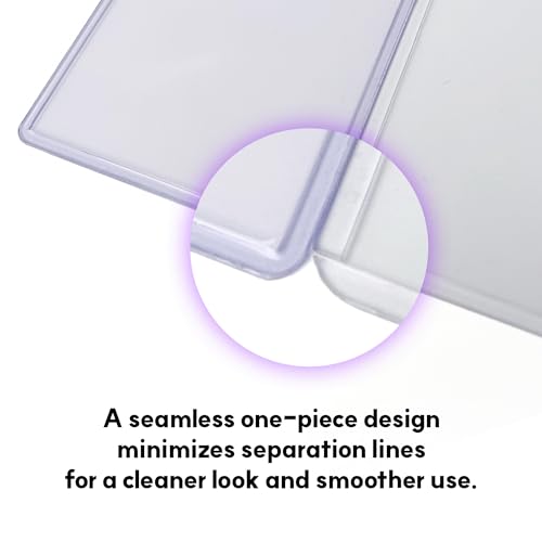 pa:v 75PT Extra-Rigid Top Loaders, 25 Pack – Ultra Clear Hard Plastic Card Sleeves for Trading Cards, Sports Cards & Collectibles