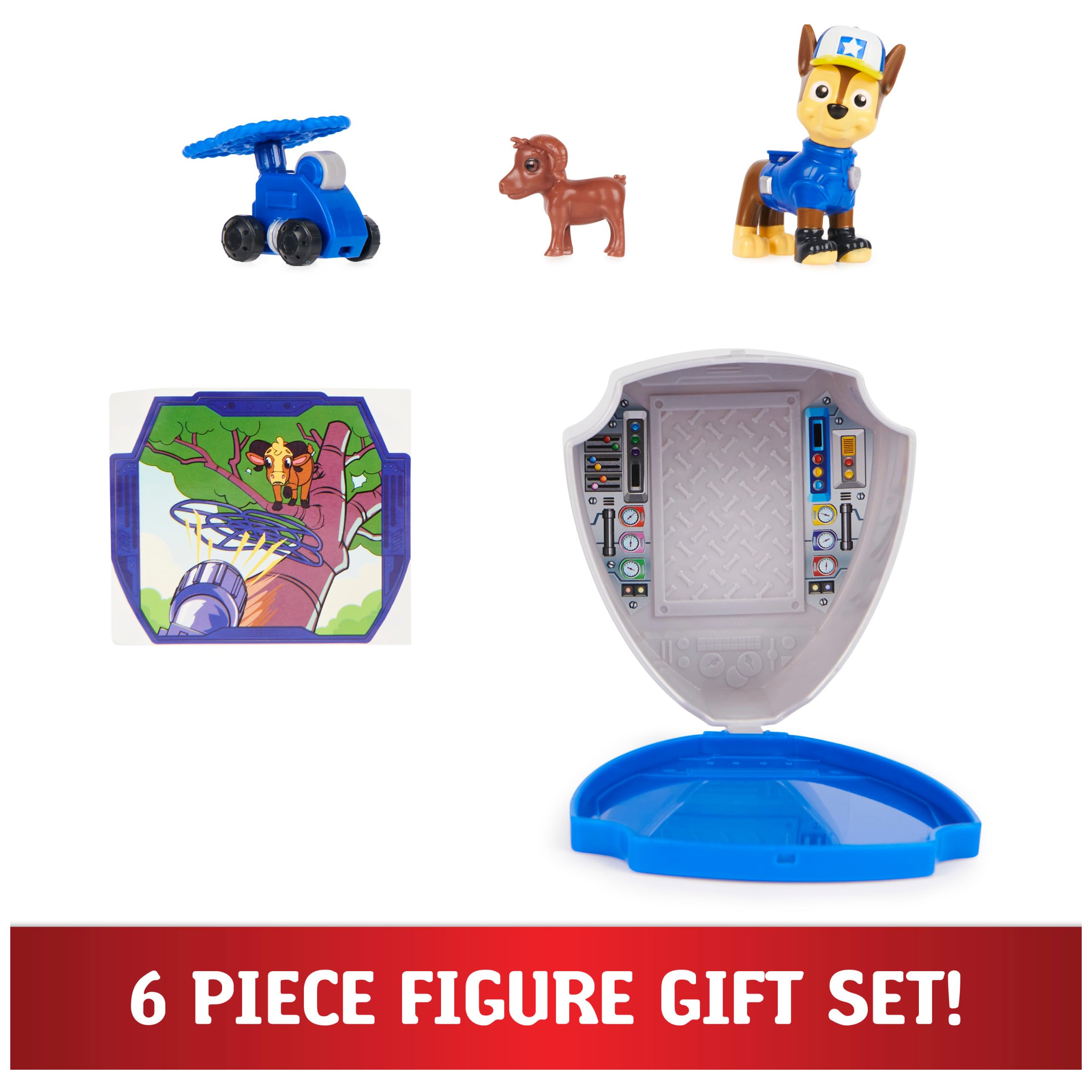 Paw Patrol Big Truck Pups Chase Action Figure with Rescue Drone and Command Pod