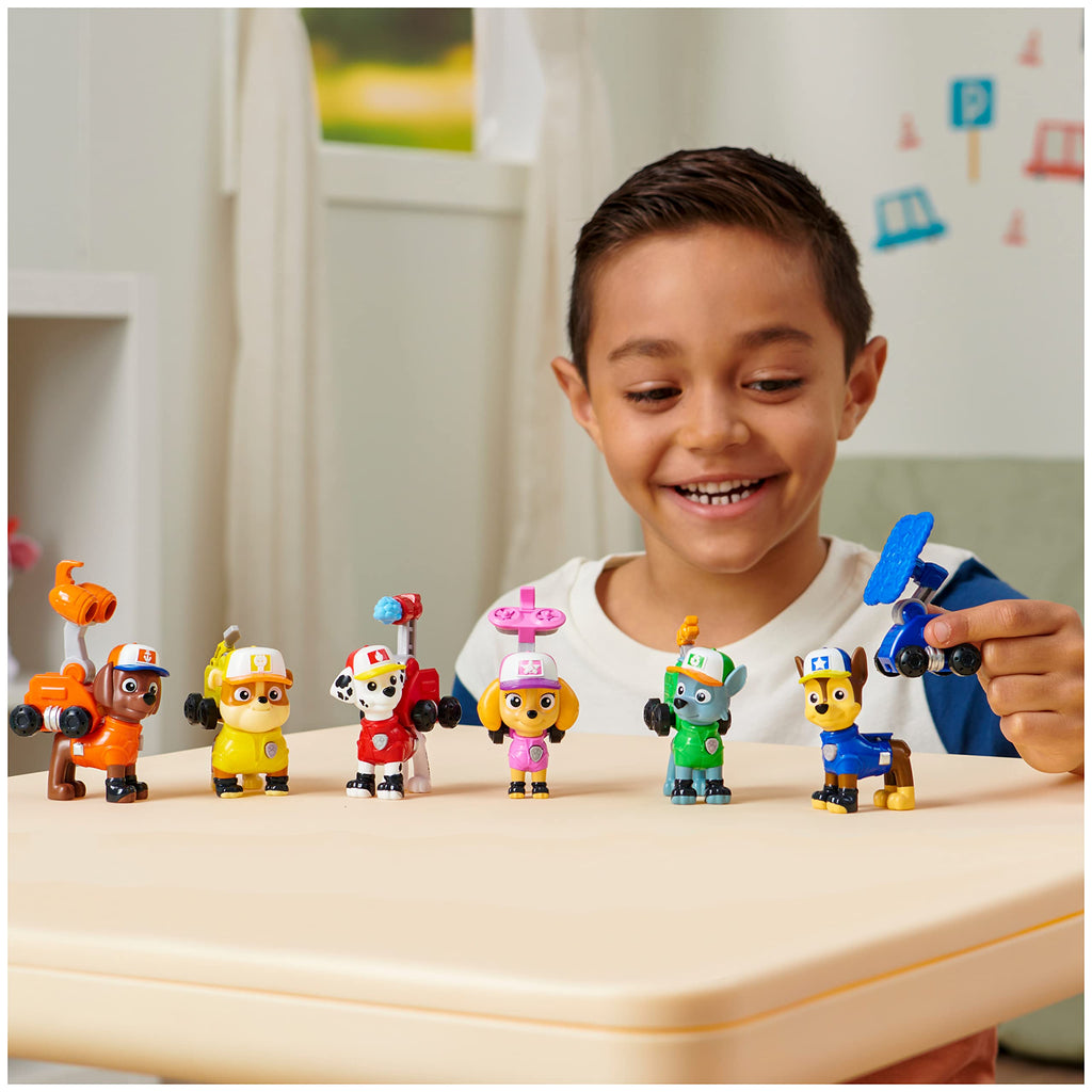 PAW Patrol Big Truck Pups Rubble Action Figure with Launching Rescue Drone and Command Platform