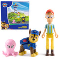 PAW Patrol Chase & Captain Turbot Figure Pack with Baby Octopus Toy – 3 Figures for Kids Ages 3 and Up