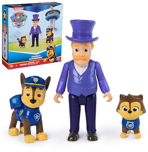 Paw Patrol Chase, Mayor Humdinger & Cat Chase 3-Figure Set for Ages 3+
