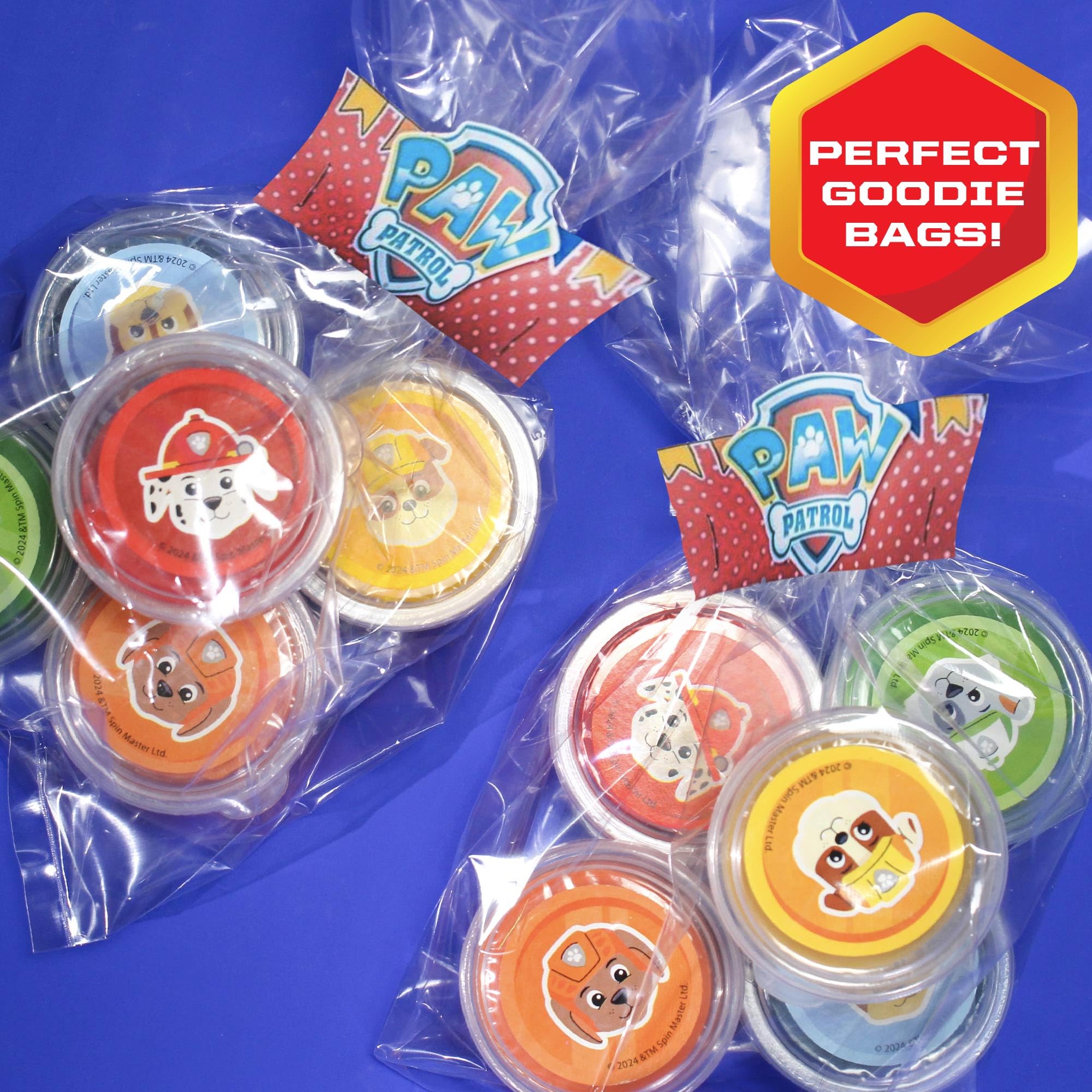 Paw Patrol Dough Party Pack – 25 Tubs of Colorful Sensory Play Dough for Kids Ages 3+