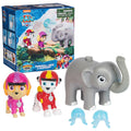 PAW Patrol Jungle Pups Marshall & Skye Action Figures with Elephant Projectile Launcher