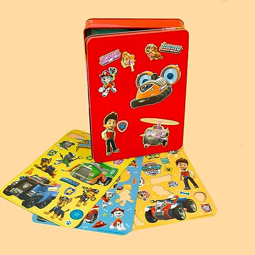 Paw Patrol Magnetic Playset - 75 Mix & Match Magnets in 2-in-1 Storage Tin