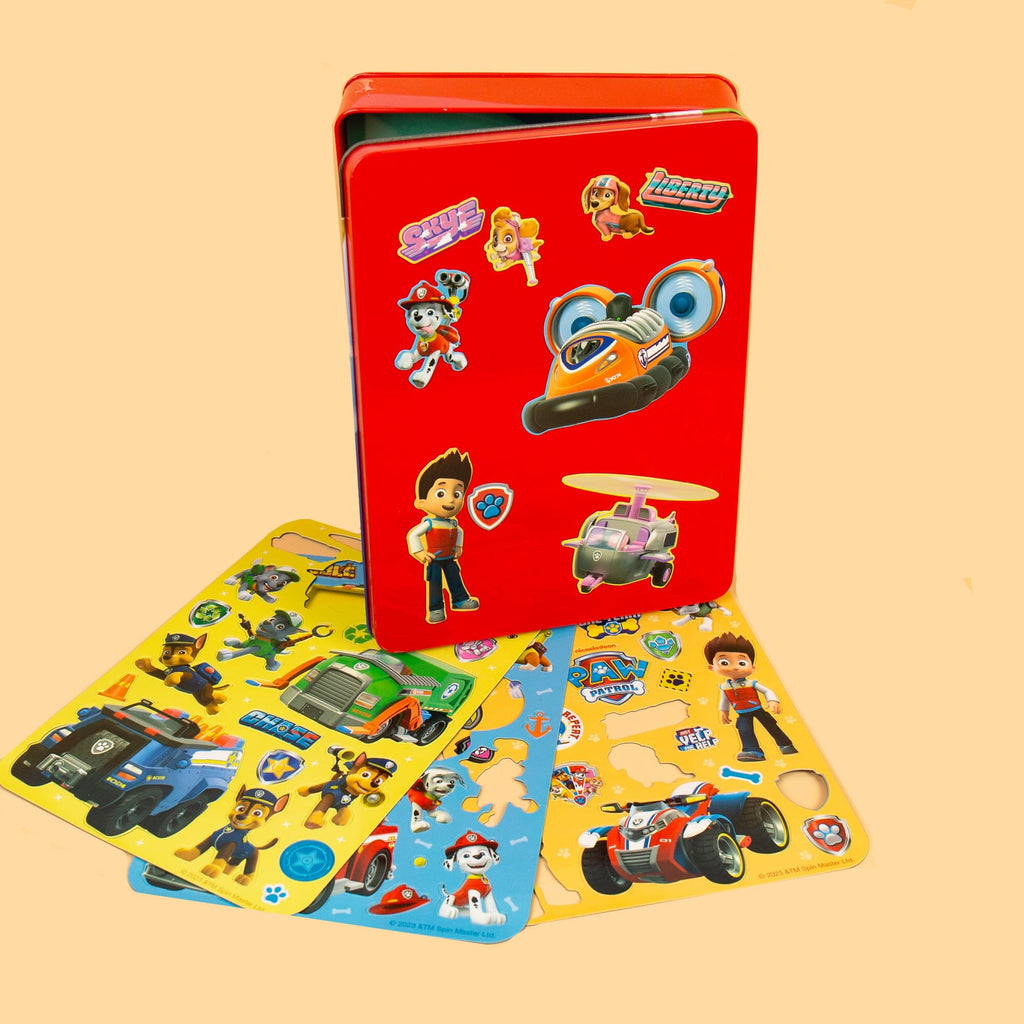 Paw Patrol Magnetic Playset - 75 Mix & Match Magnets in 2-in-1 Storage Tin