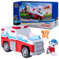 PAW Patrol Marshall Rescue Responder Vehicle with 2 Figures – 6-Inch Pull-Back Toy Truck, Ages 3+