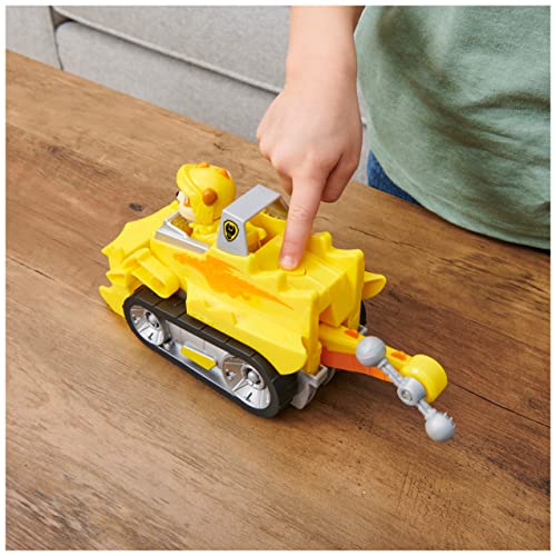 Paw Patrol Rescue Knights Rubble Transforming Toy Car and Figure Set - Ages 3+