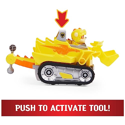 Paw Patrol Rescue Knights Rubble Transforming Toy Car and Figure Set - Ages 3+
