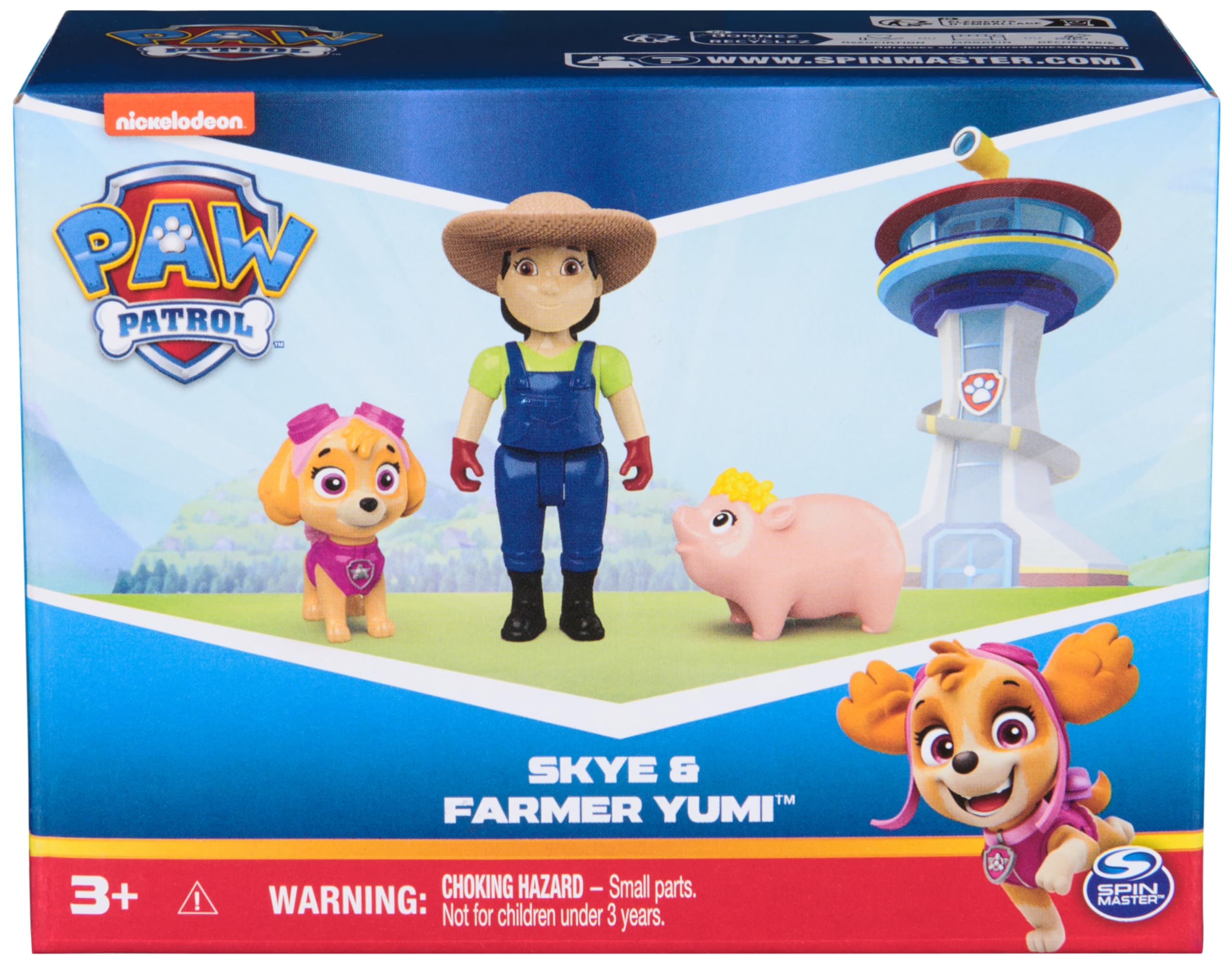 PAW Patrol Skye, Farmer Yumi & Piggie Action Figures – 3-Pack for Ages 3+
