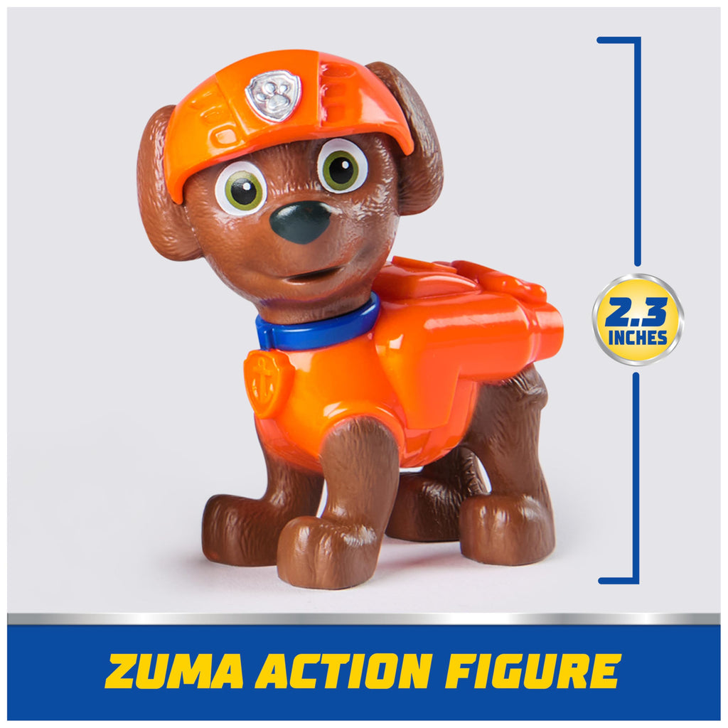 Paw Patrol Zuma's Hovercraft Toy Vehicle with Collectible Figure, Ages 3+