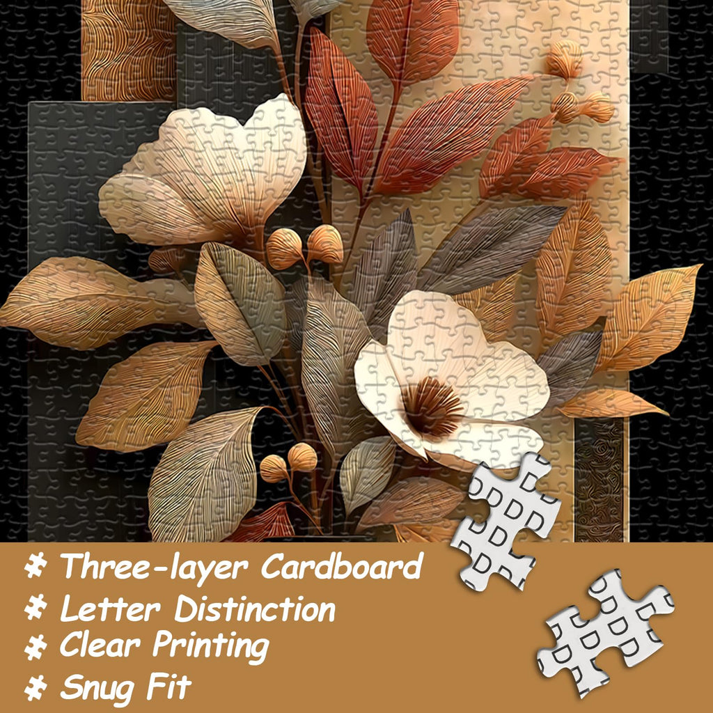 Pazzocenter 1000-Piece Flower Puzzle: Vase Floral Jigsaw for Adults – Beautiful Wall Decor