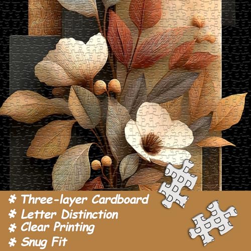 Pazzocenter 1000-Piece Flower Puzzle: Vase Floral Jigsaw for Adults – Beautiful Wall Decor