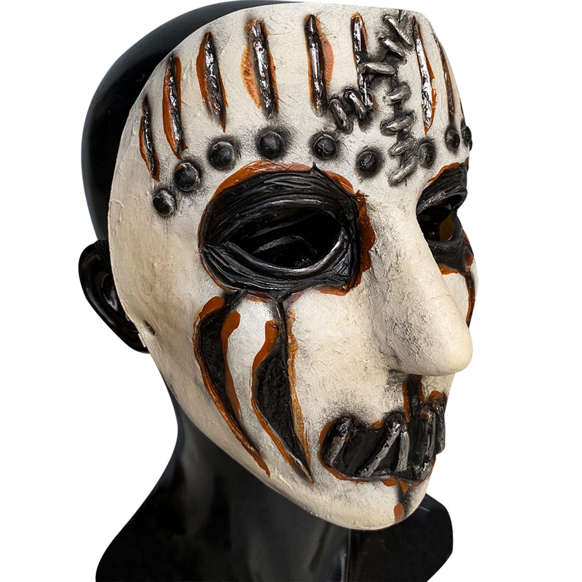 PDLING Latex Half Face Mask for Halloween Cosplay and Masquerade – One Size