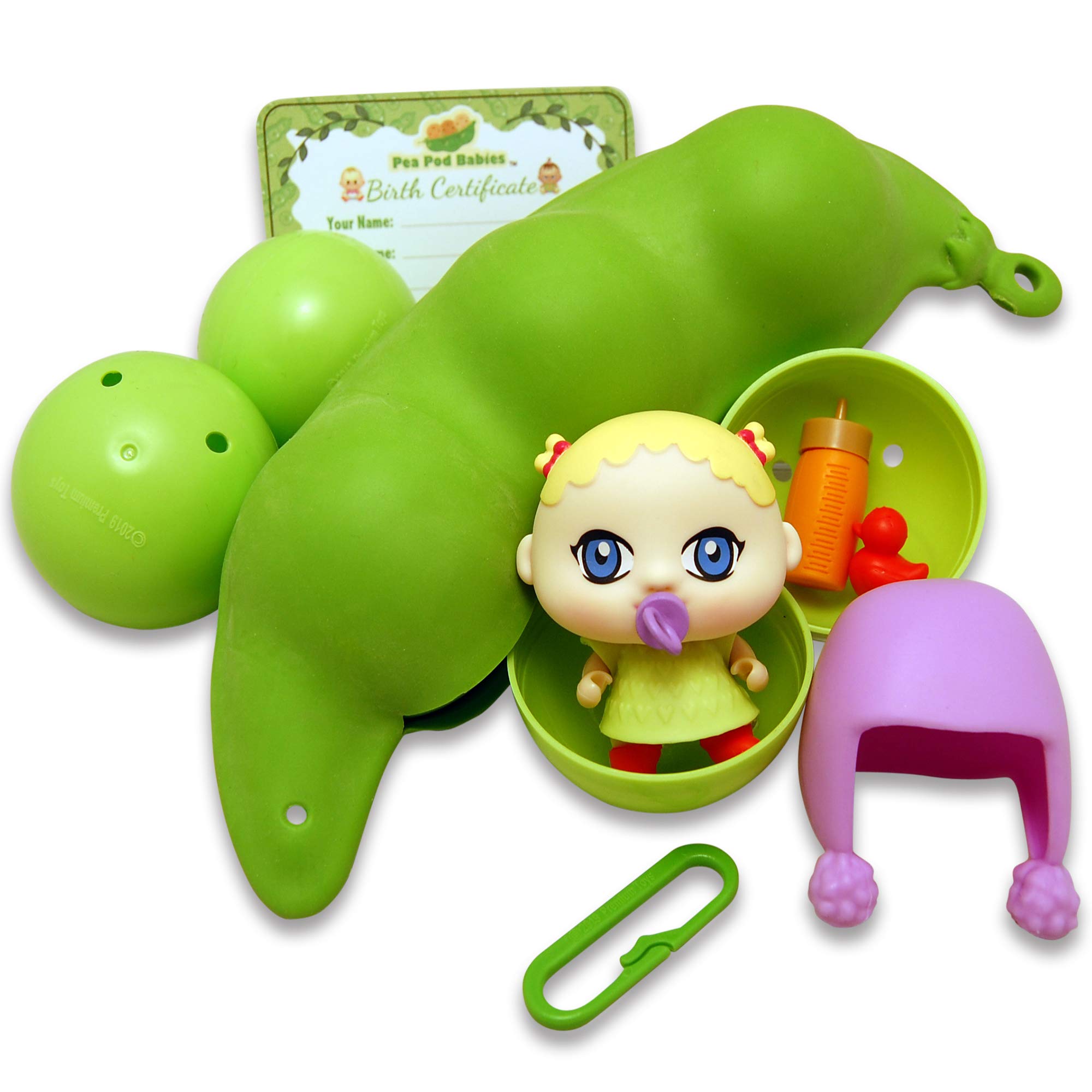 Pea Pod Babies 4-Pack – Collectible Mystery Baby Dolls with Clothing, Accessories, and Water Surprise