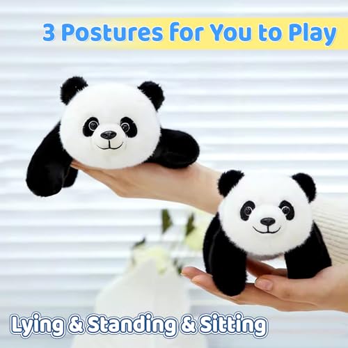 PEACH CAT Panda Stuffed Animal – 6.5-Inch Scented Weighted Plush Toy, Cute Gift for Kids