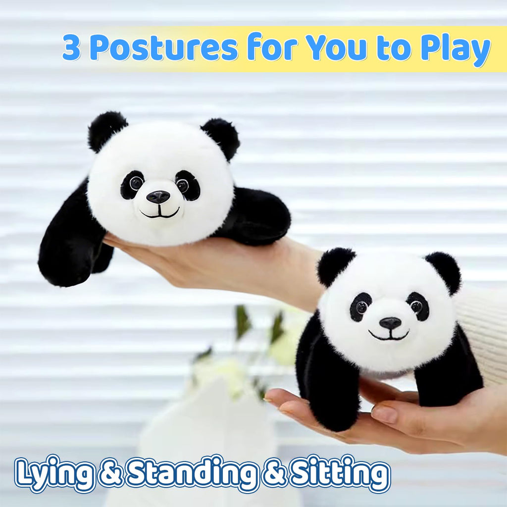 PEACH CAT Panda Stuffed Animal – 6.5-Inch Scented Weighted Plush Toy, Cute Gift for Kids