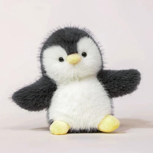 PEACH CAT Penguin Stuffed Animal – 5.9 Inch Weighted Plush Toy for Kids