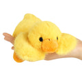 PEACH CAT Slightly Weighted Duck Plush Toy – 7.8 Inch Soft Stuffed Animal Pillow, Yellow
