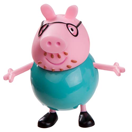 Peppa Pig Family 4-Figure Pack – Poseable 3-Inch Figures of Peppa, George, Mummy & Daddy