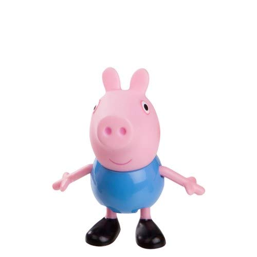 Peppa Pig Family 4-Figure Pack – Poseable 3-Inch Figures of Peppa, George, Mummy & Daddy