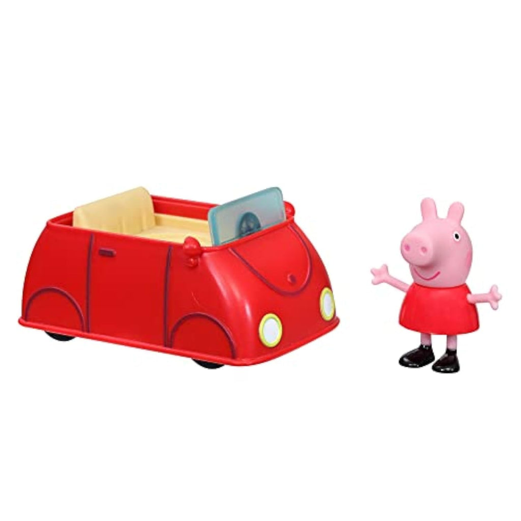 Peppa Pig Little Red Car Toy with 3-Inch Figure, for Pretend Play, Ages 3+