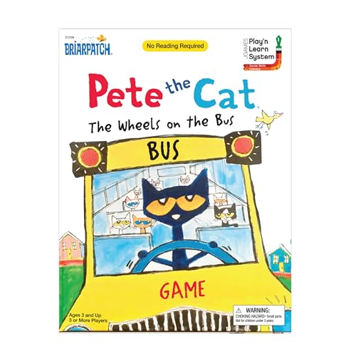 Pete the Cat Wheels on the Bus Cooperative Board Game for Kids Ages 3+ | Briarpatch