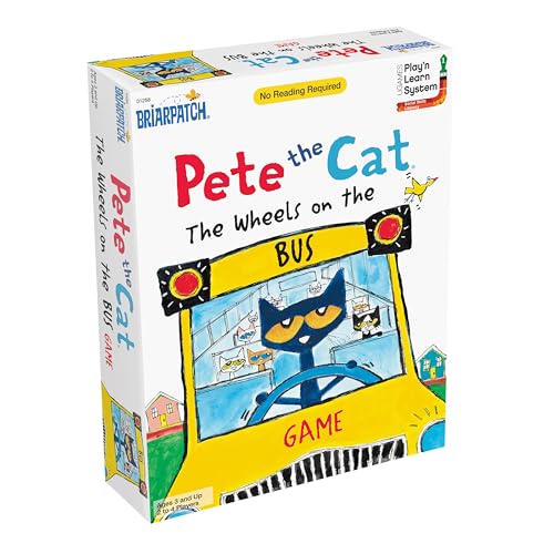Pete the Cat Wheels on the Bus Cooperative Board Game for Kids Ages 3+ | Briarpatch