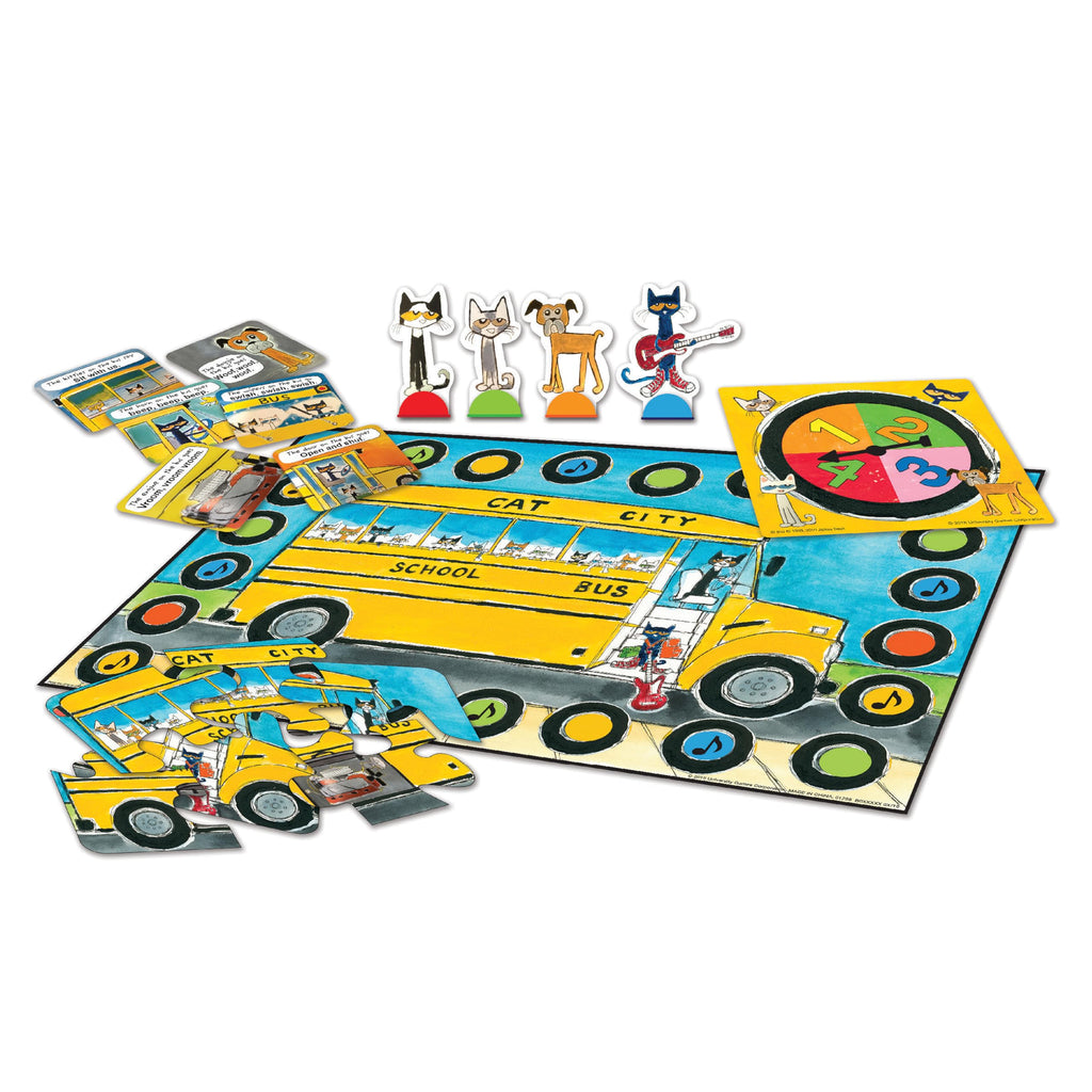 Pete the Cat Wheels on the Bus Cooperative Board Game for Kids Ages 3+ | Briarpatch