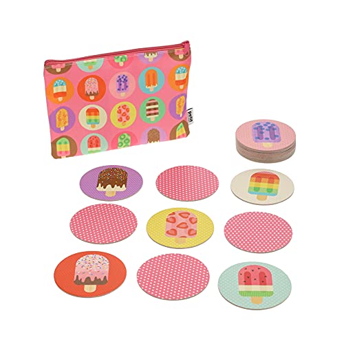 Petit Collage Ice Pops Matching Game – Memory Card Game for Toddlers Ages 3+