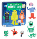 Petit Collage Monsters Magnetic Play Set – 27 Pieces, 2 Scenes, Travel-Friendly