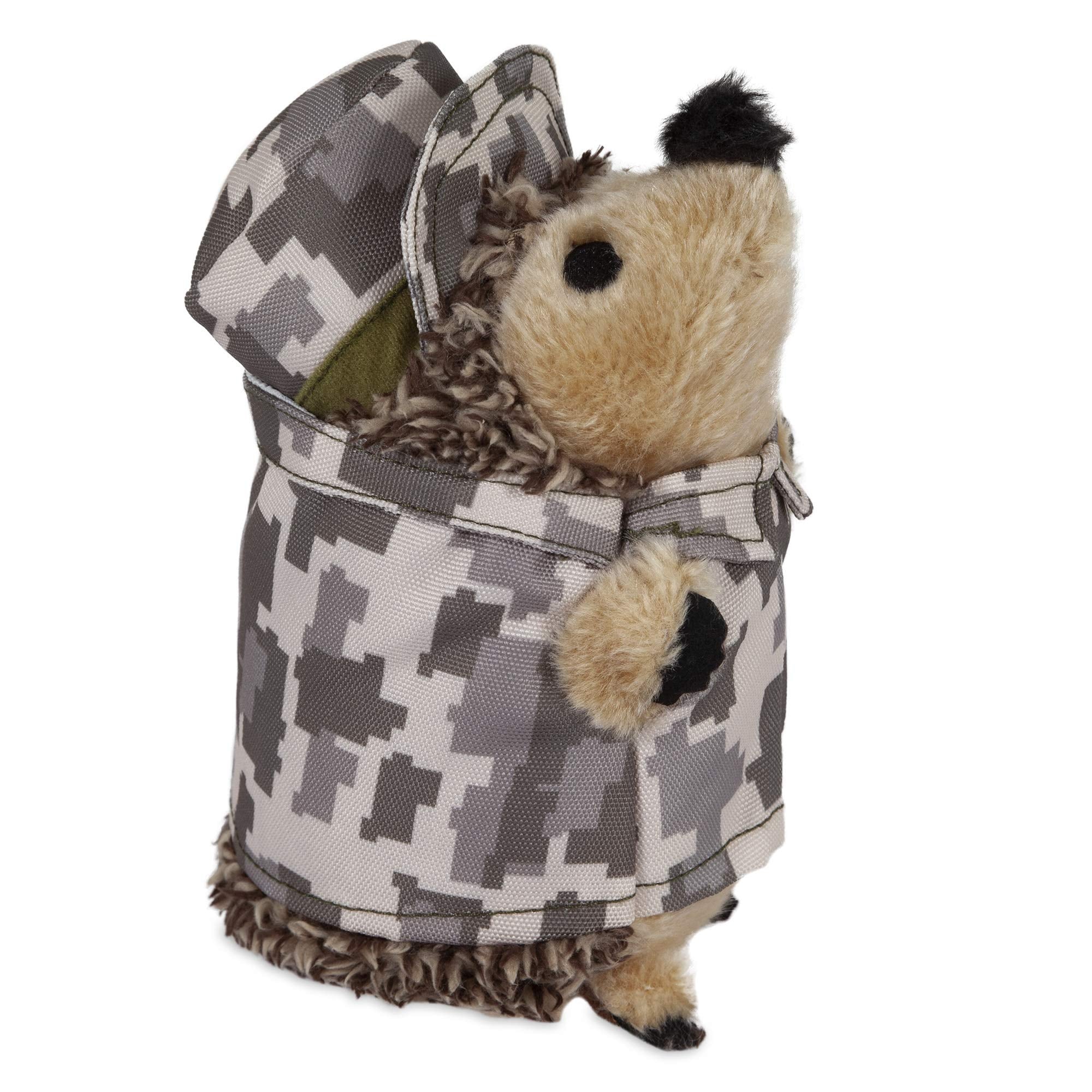 Petmate Army Heggie Plush Dog Toy – Soft, Cuddly, and Grunts!