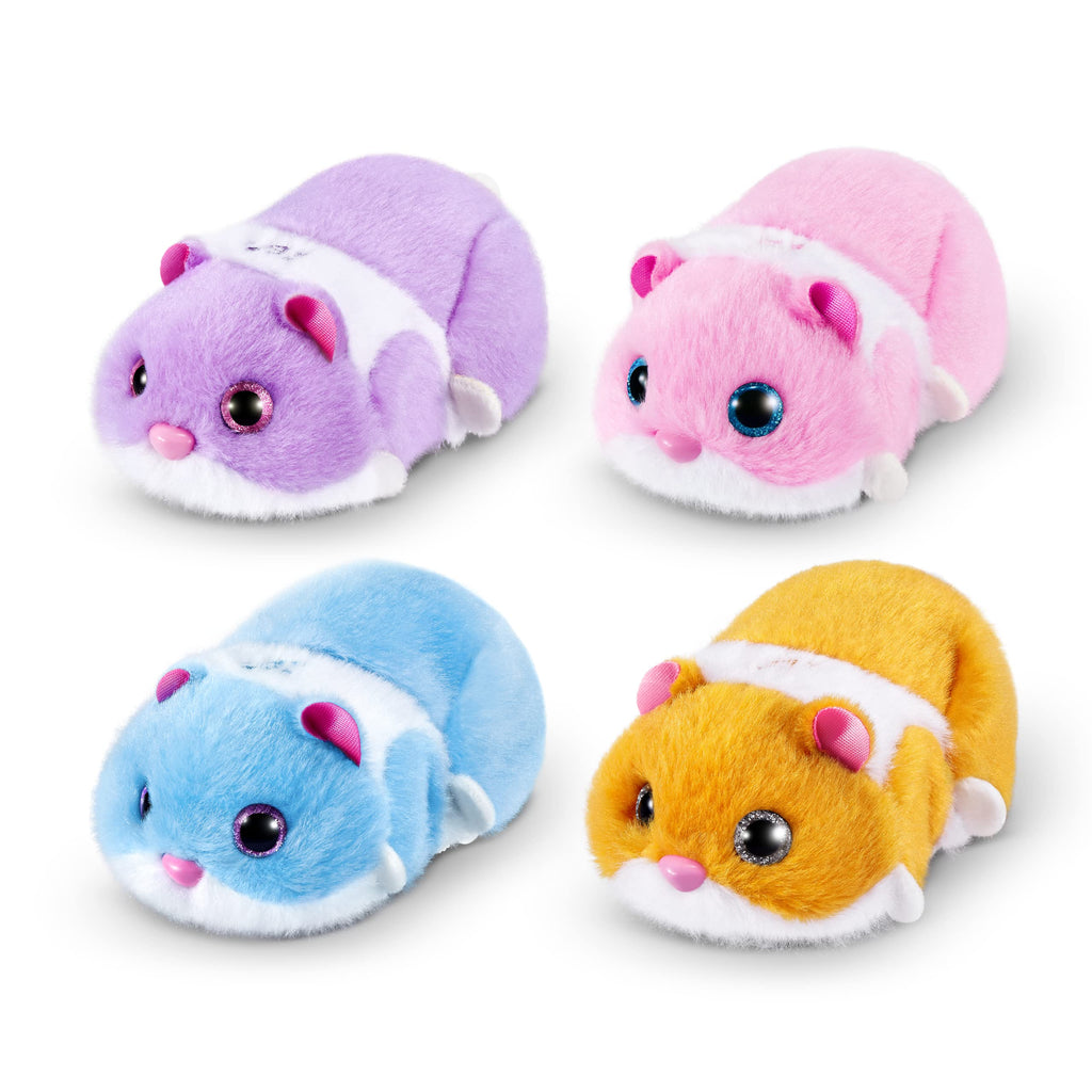 Pets Alive Hamstermania Blue Interactive Electronic Hamster with Ball – 20+ Realistic Sounds