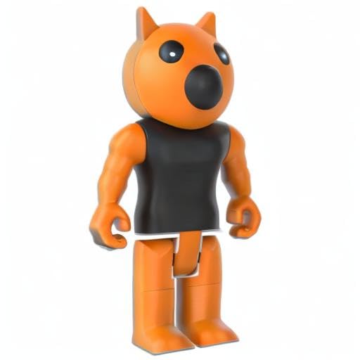 PIGGY Foxy Action Figure – Articulated Buildable Collectible Toy, Series 1