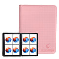 Pink 240-Card Trading Card Binder – 4-Pocket Ringless Album for MTG, YuGi, Sports Cards by TCGCARDIUM