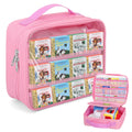 Pink Carrying Case for Little Tikes Story Dream Machine Books, Figures & Starter Set - Portable Storage Bag with Handle by RZYLKA