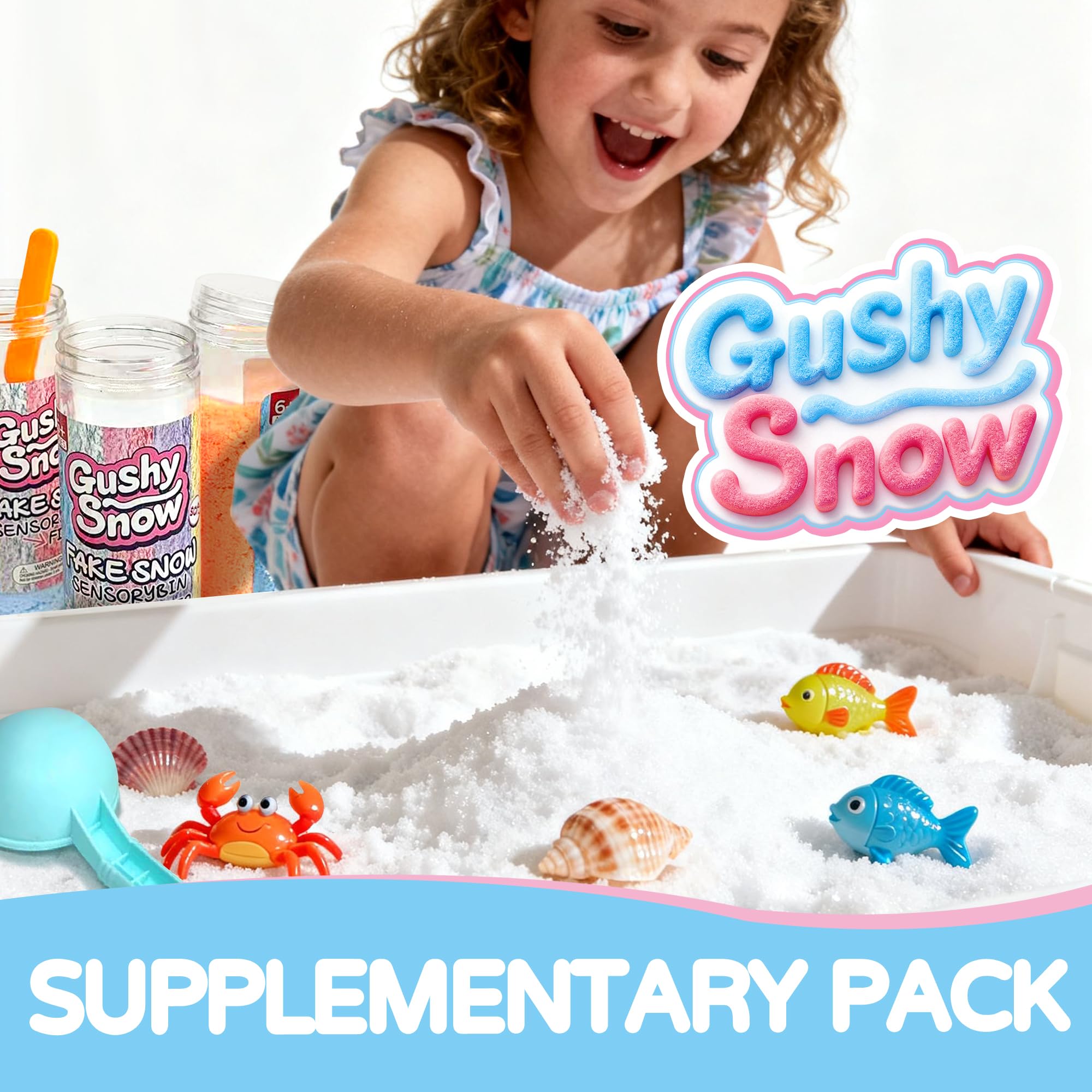 Pink Latex Sensory Bin Filler – Soft Cotton Candy Texture for Toddlers, Spring & Valentine's Day Play by GushySnow
