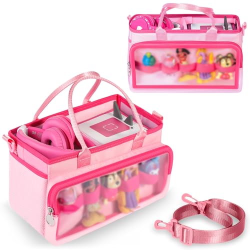 Pink Toniebox Carrying Case – Portable Organizer for Figures & Accessories