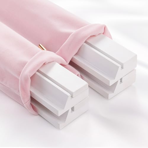 Pink Velvet Mahjong Rack & Pusher Storage Bag – 2 Compartments, Fits 4 Racks & 4 Pushers