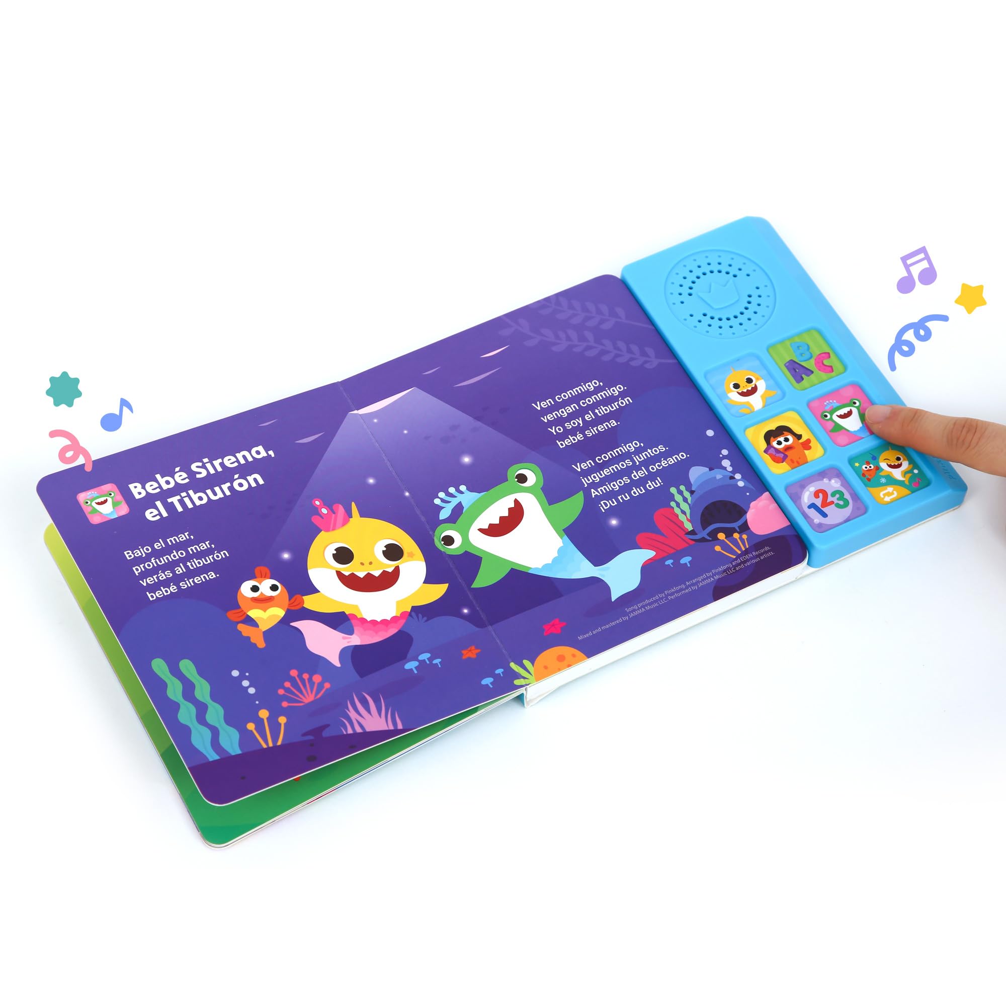 Pinkfong Baby Shark Sing-Along Sound Book – English & Spanish, Interactive Toddler Toy Ages 1+