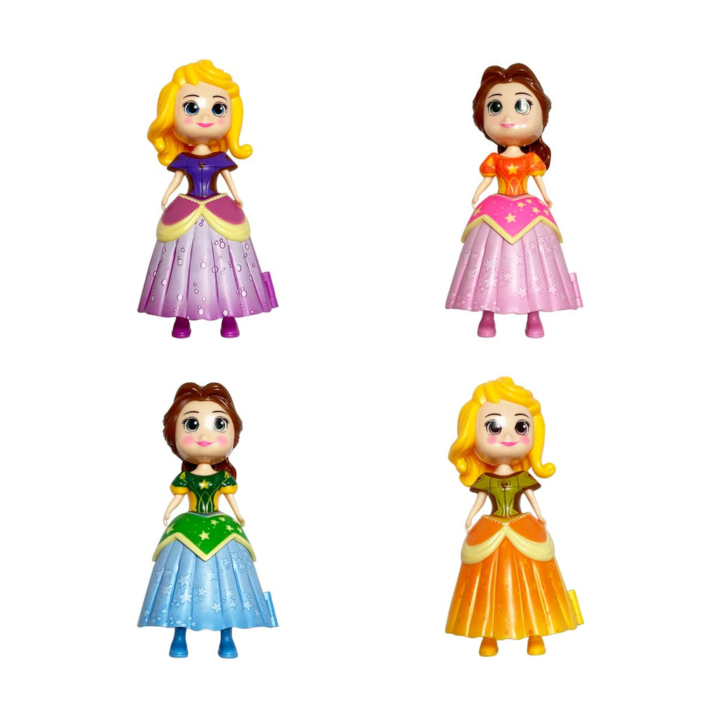 Pinkiwine 4 Pack Princess Deformation Eggs – Prefilled Easter Eggs with Toys for Kids