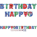 PJ Masks Jumbo Add-An-Age Customizable Birthday Banner – 10.5 ft, Multicolor