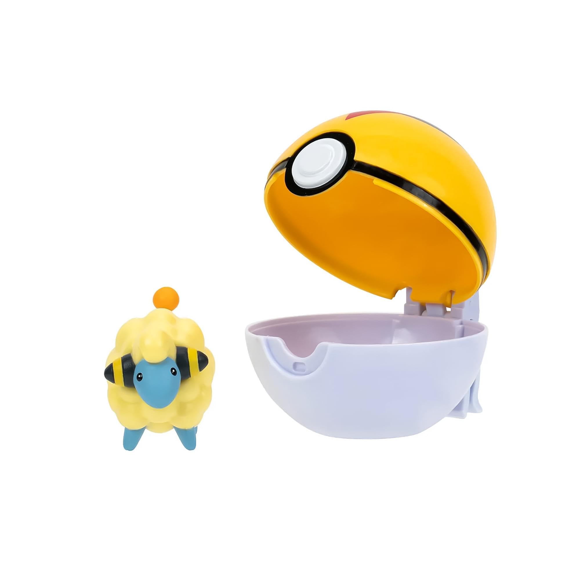 PKW3137 Clip 'n' Go Poké Balls: Voltilamm & Level Ball Set with 5 cm Figure